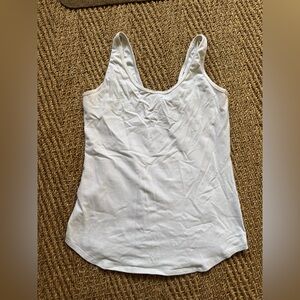 Lululemon Athletica White Tank Top